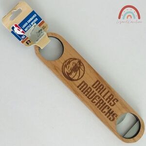 New! NBA Dallas Mavericks Wooden Laser Engraved Bottle Opener